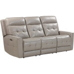 Canterbury - Pewter Power Zero Gravity Sofa - Image 3