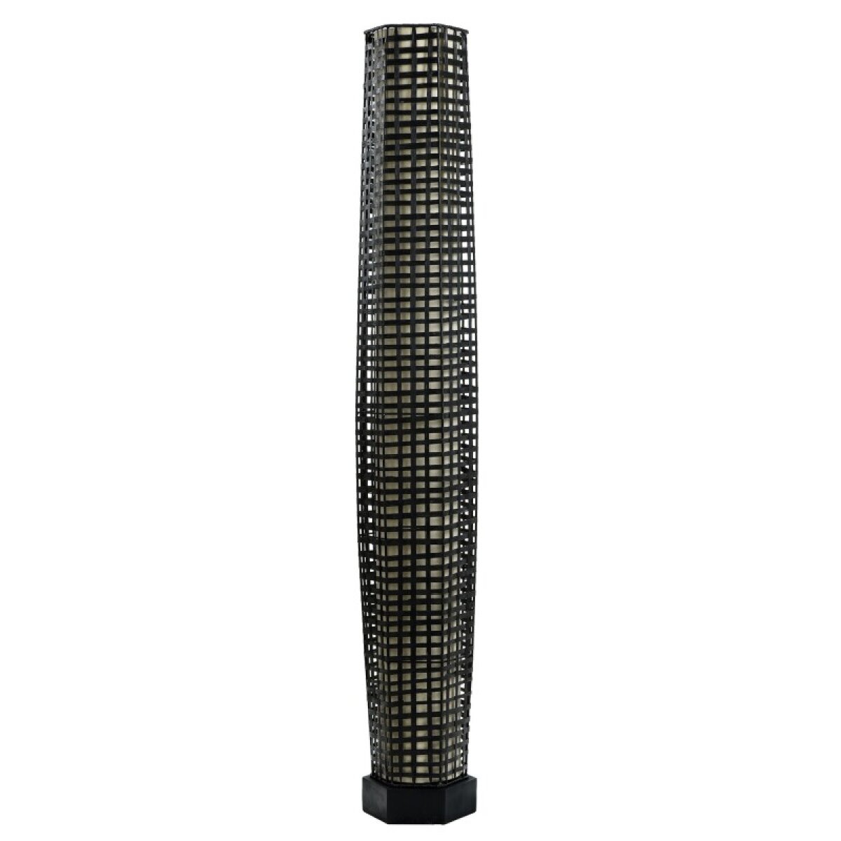 88b99dd3a3a4d5b08eb9b9a96f5e1dd2 Woven Black Uplight Woven Black Floor Uplight 100 Watts - Image 1