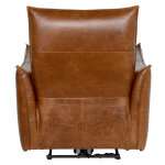 Amsterdam Leather Power Recliner - Kona Brown - Image 5