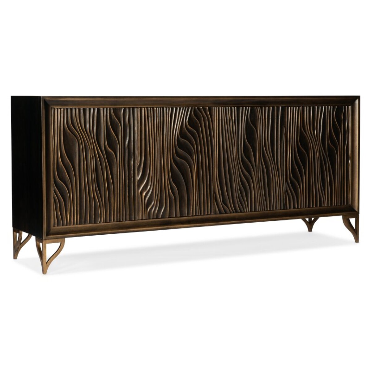 8a16ae4bb69d474252617b5228f09859 Home Entertainment Melange Mountgomery Four Door Credenza - Image 1