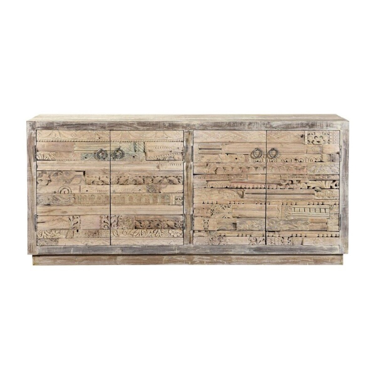 8a292a3268b68f9667dc554957a4763c Alta Reclaimed Wood 4dr Cabinet - Butterwood Blend - Image 1