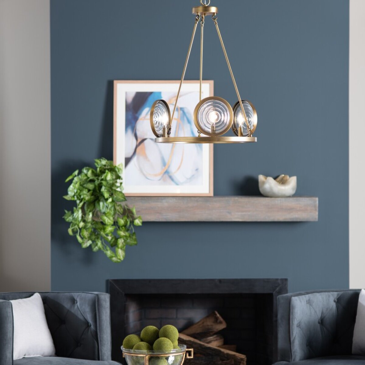 8aebd427ae3c0e3fb76c2a39277049d6 Albany 3 Light Pendant - Image 1