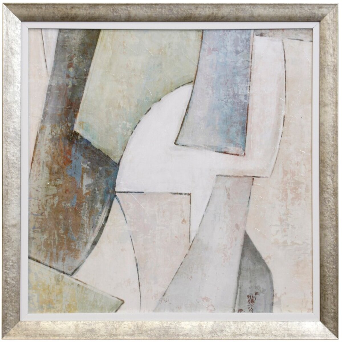 8b38b3c24019f9113622a1126934262d Verdant Currents I Texture Framed Print - Image 1