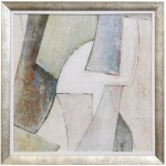 Verdant Currents I Texture Framed Print