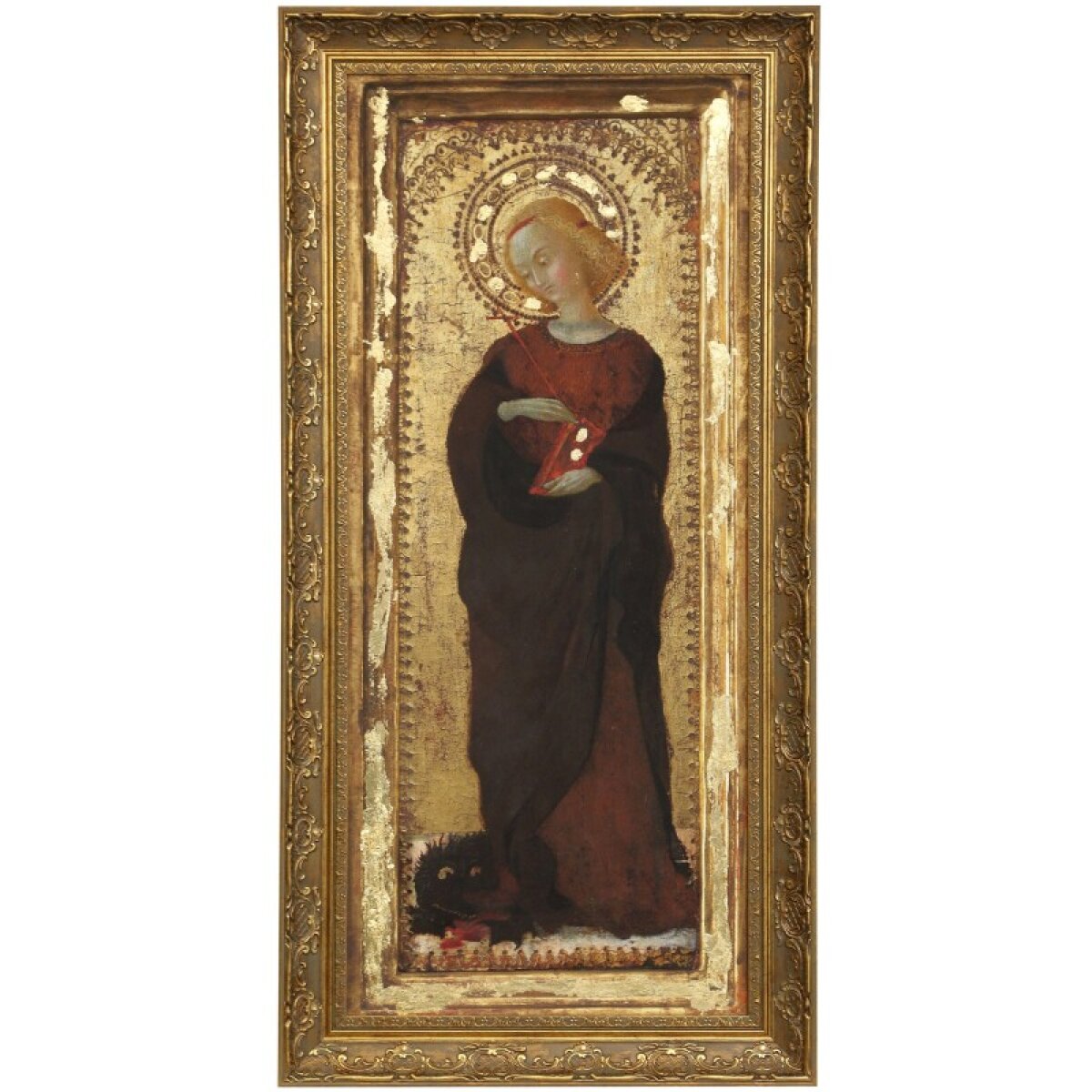 8b878c0832298719ada2a8f2b0ce3f0a Saint Margaret Textured Framed Print - Image 1