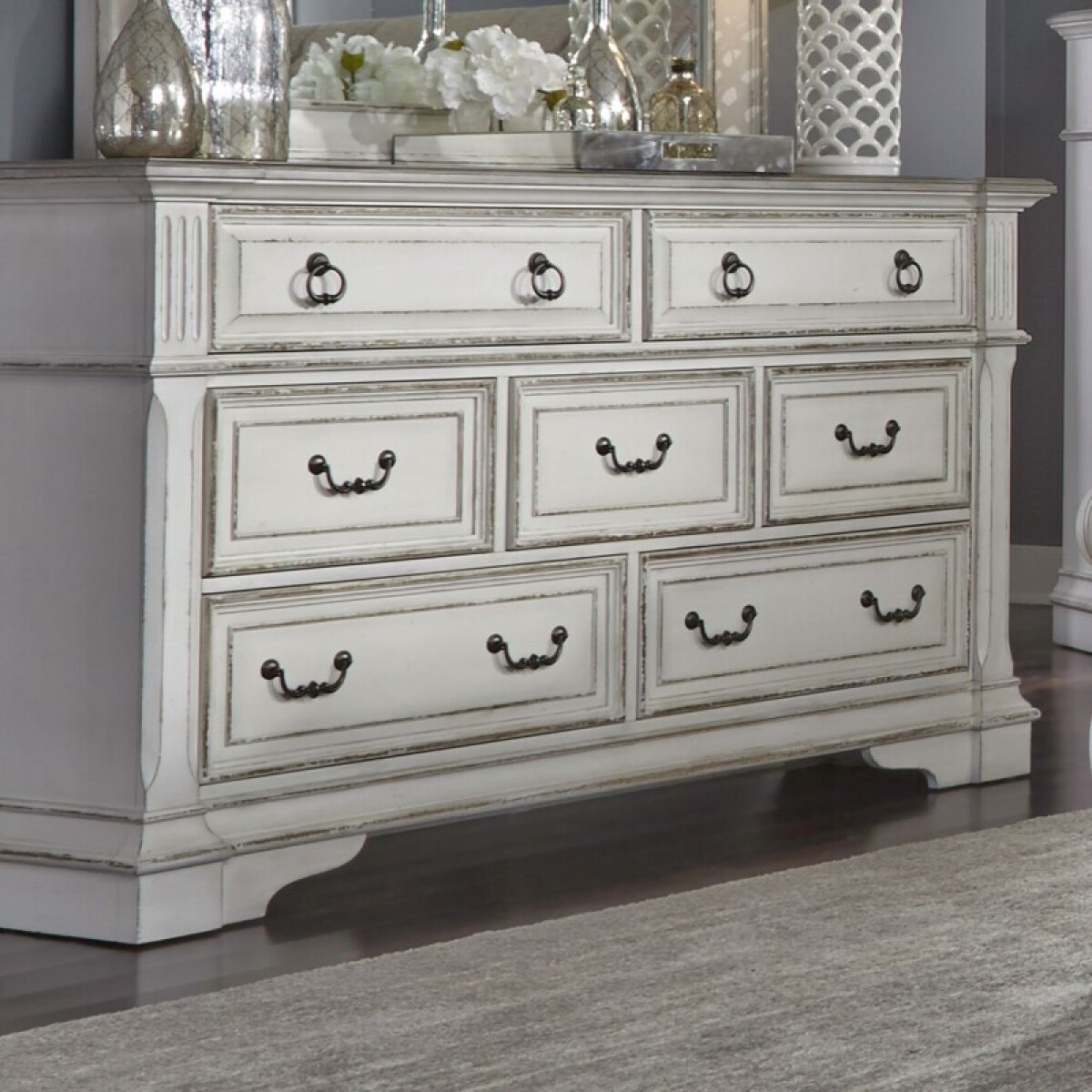 8be9169aa266e35cc3f42fdeaae82a8e Abbey Park 7 Drawer Dresser - Image 1