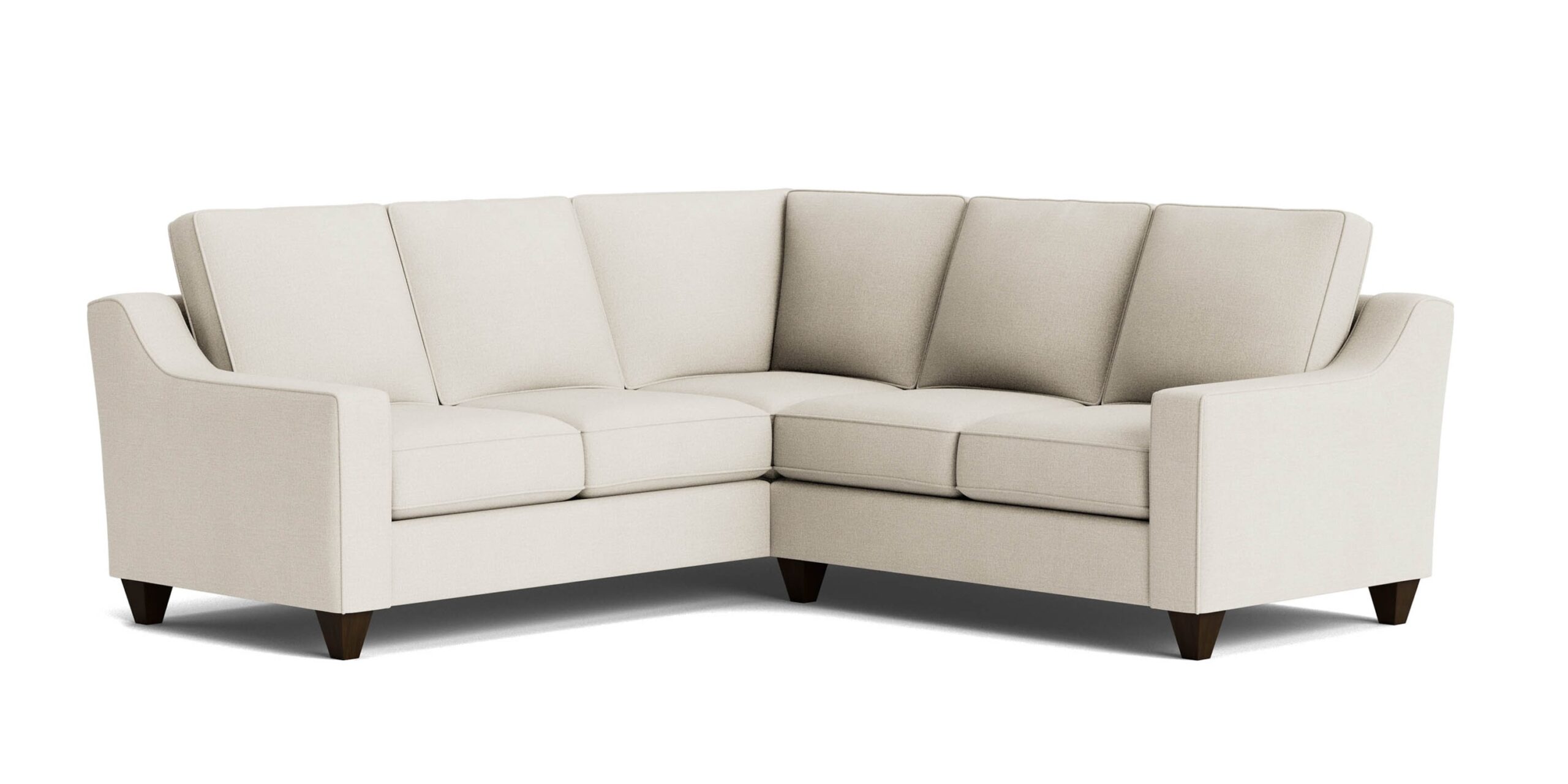 8c402cf9b574f2fc4b7b3ea9baa7c41e True Custom™ True Custom® Wide Slope Arm L-Shaped Sectional - Image 1