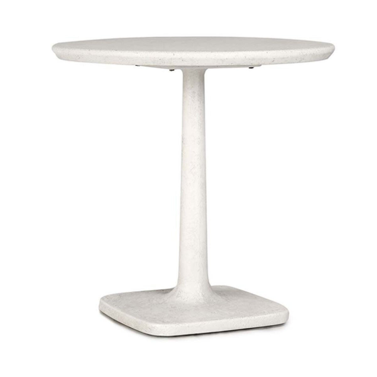 8c7c1a10e930b8de931c5eec2bcf9cee Paulina Outdoor Round Bistro Table - White - Image 1