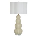 Ophelia Tamara Day For Stylecraft Cream Ceramic Table Lamp