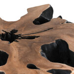 Cypress Teak Root Square Coffee Table - Black/natural - Image 4