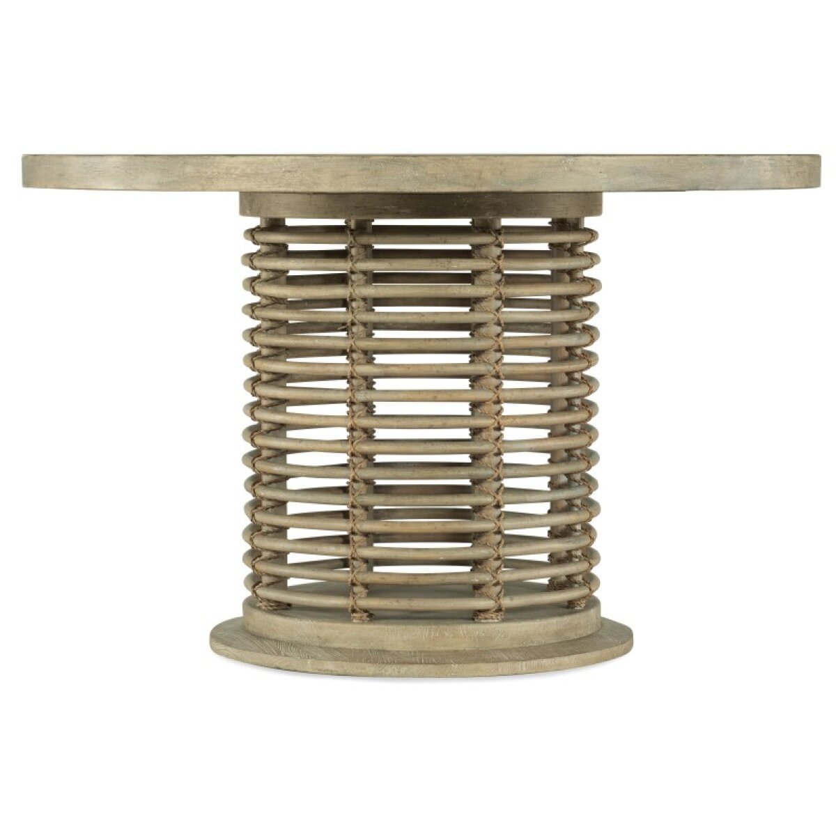 8dbac4f7b1d5171a50b36de4124fc6a7 Casual Dining Surfrider 48in Rattan Round Dining Table - Image 1