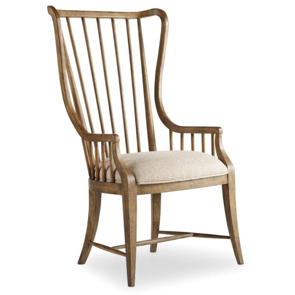 8e5d8c58f984aeb9fcfad67c1eaabe02 Sanctuary Tall Spindle Arm Chair - Image 1