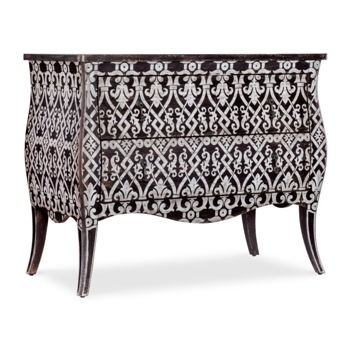 8e80bf33fe2b65e290a420322f93edda Living Room Americana Two-Drawer Bombay Accent Chest - Image 1