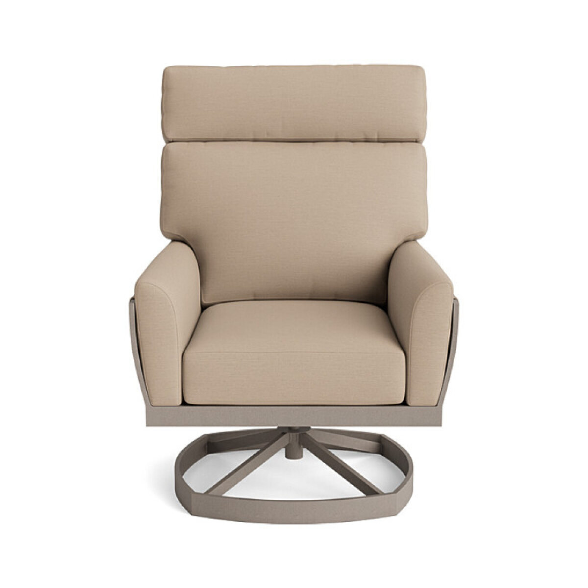 8e8a43f4e137687e3faffc282b8fa0de Arley Outdoor Track Arm Swivel Rocker - Image 1