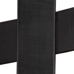 Gridlines Metal Wall Decor, Black - Image 3