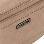 Branford Leather Power Recliner Sectional W/laf Chaise - Camel - Image 10