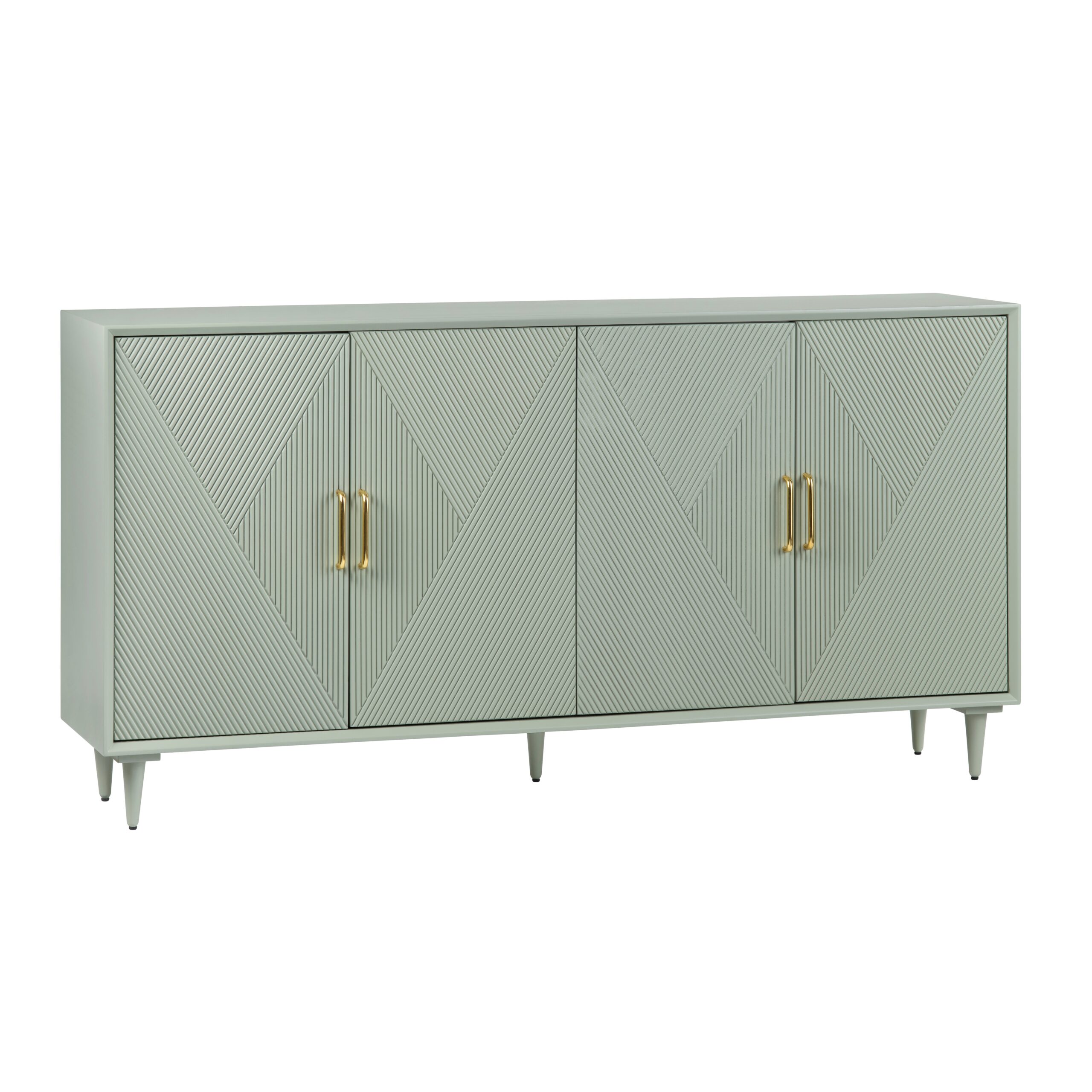 8f3f7aa589aa575a6245037a5c38badc Arvada Four-Door Sideboard (Sage Green) - Image 1