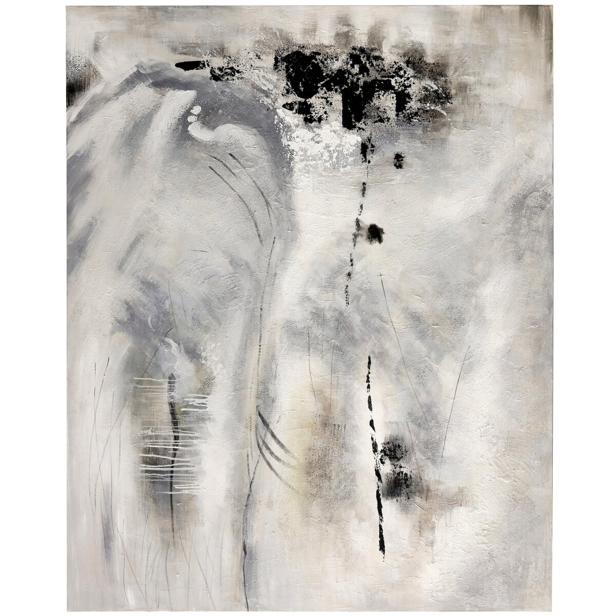 8f44da4ed6e627b09107a67f24fc5346 Swale Canvas Art | Hand Painted Abstract | 2 Inch Gallery Wrap - Image 1