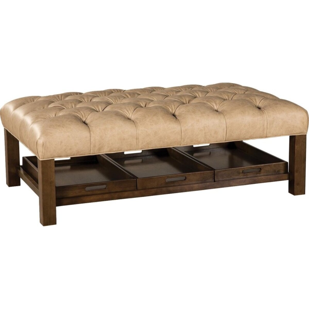 8f6f2bfff7069043ea5ee63e17f630fd CM Leather Ottomans & Poufs - L034600 - Image 1