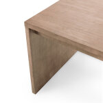 Nalani Solid Wood Rectangle Dining Table - Natural - Image 9