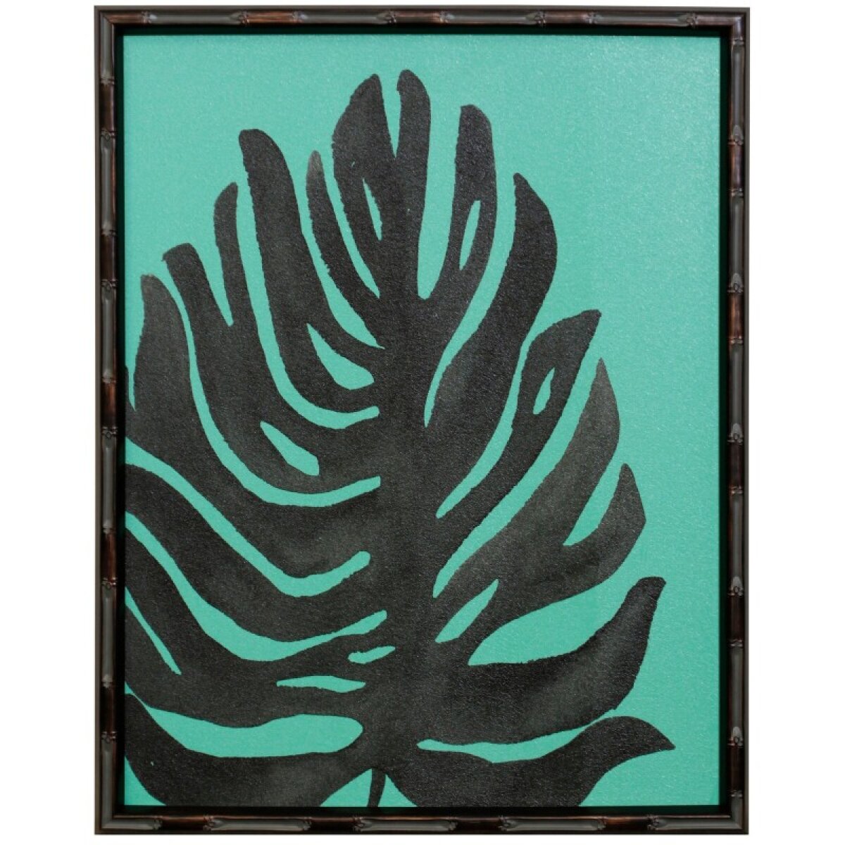907927ddc6a5c994d48fcedd4d2c78d2 Tropical Palm Ii Texture Framed Print - Image 1
