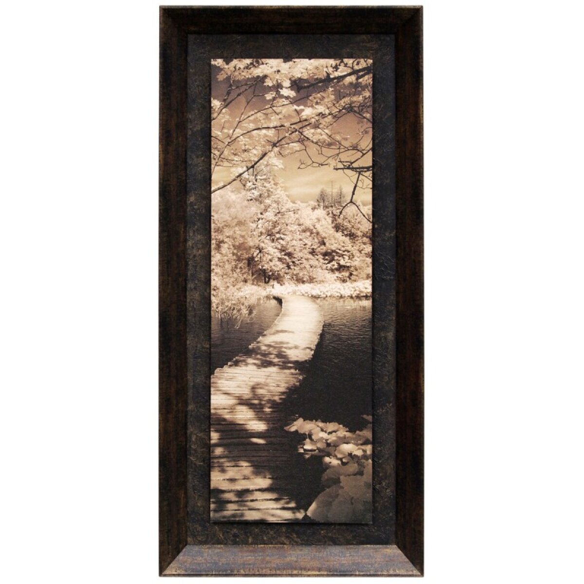 9087f247974def2aaafb0f1fd30005cc Textured Framed Print Of Quiet Stroll Ii - Image 1