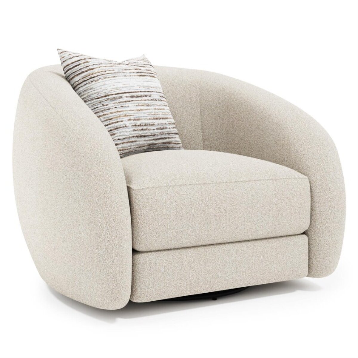 90debe463dcd510f57244a20560c51cf Austen Fabric Swivel Chair - Image 1
