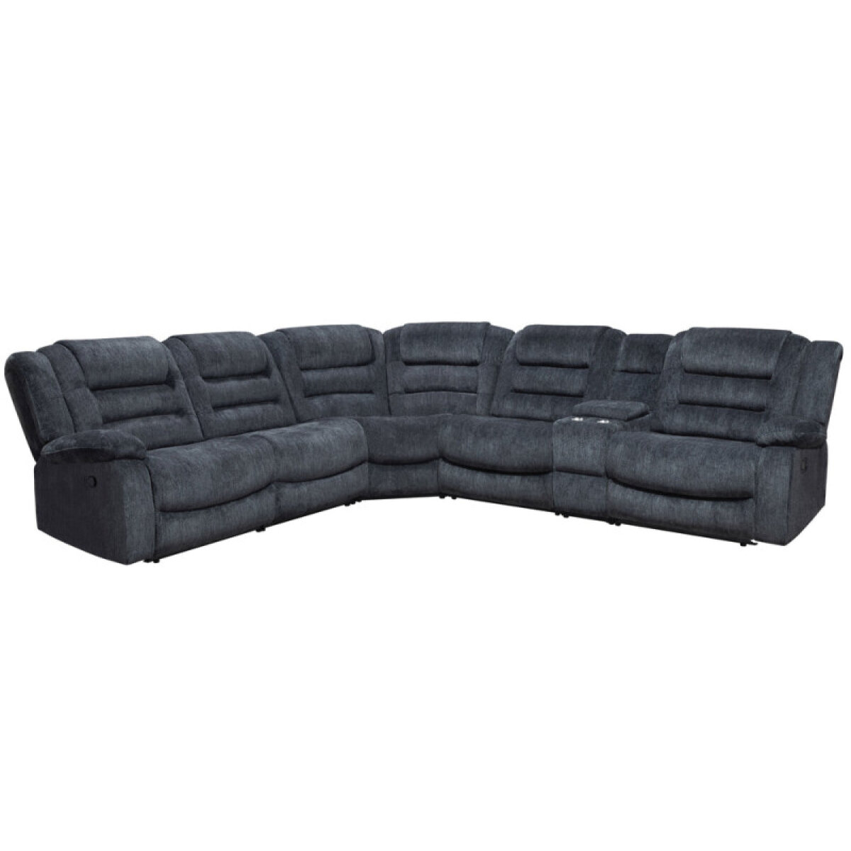 912785dac39a23c2f022ed8d730510e5 Bolton - Misty Storm 6pc Modular Reclining Sectional - Image 1