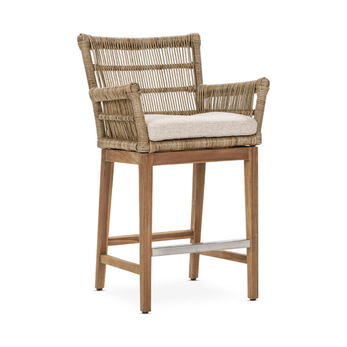 91801da778db5b137a0e41d550c6f960 Valerie Outdoor Counter Stool - Natural - Image 1