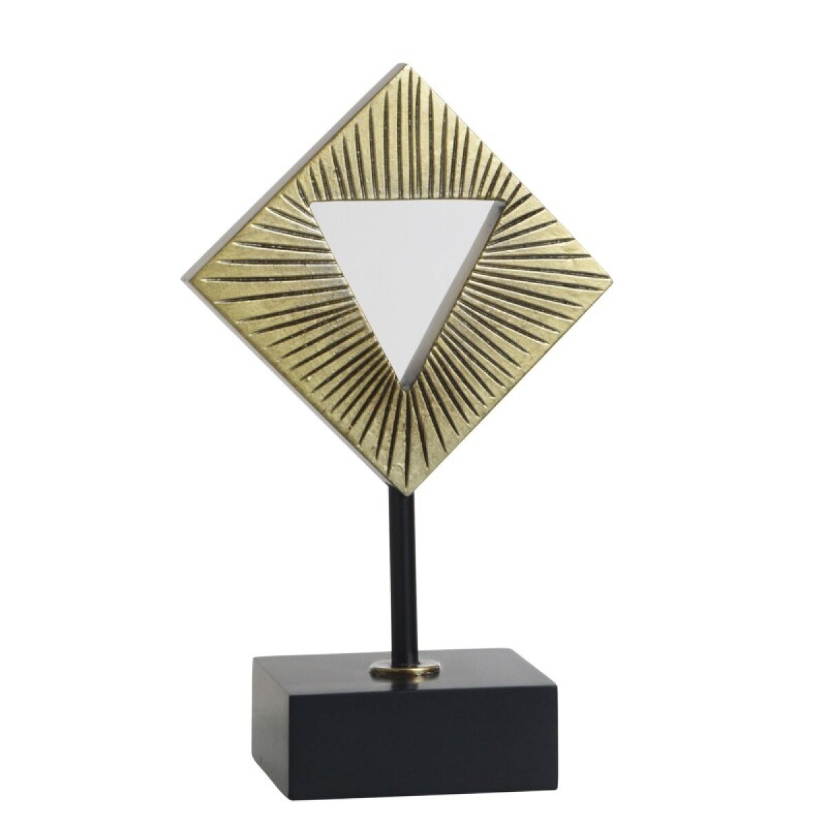 92012d4242d73949d3d5d69922b41a43 Norman Wyatt Home Auric Gold Molded Accessory 14in - Image 1