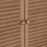 Jolen Solid Wood 6dr Buffet - Distressed Brown - Image 8