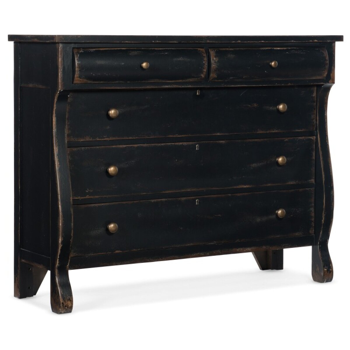 92d03c06cc15c5b8f786fa244ab62697 Bedroom Ciao Bella Five-Drawer Bureau - Image 1