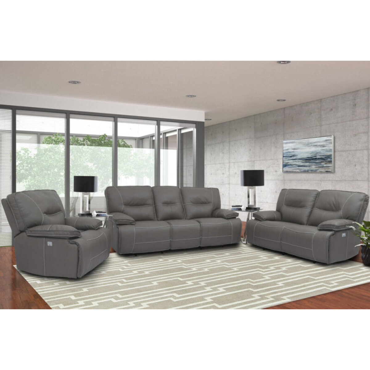 9320766414b84d8a0cb958aca1496a06 Spartacus - Haze Power Reclining Collection - Image 1