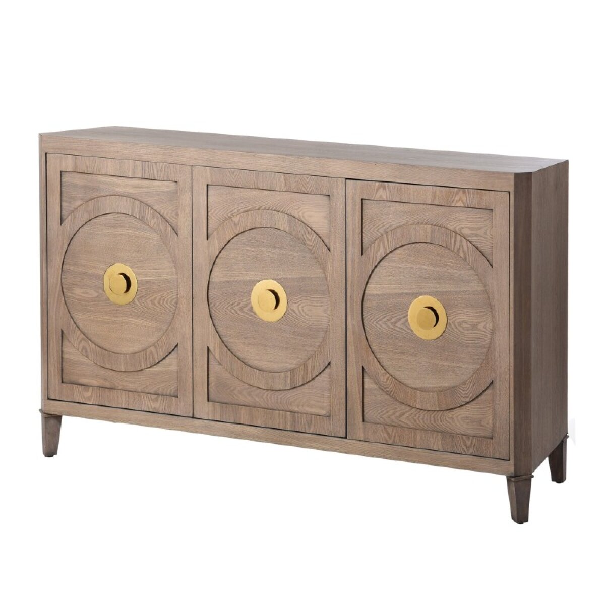 93dc2afb9fb308de89dba20c716e8566 Brooks Sideboard Three Door Buffet Cabinet Made Of Straight Grain A - Image 1