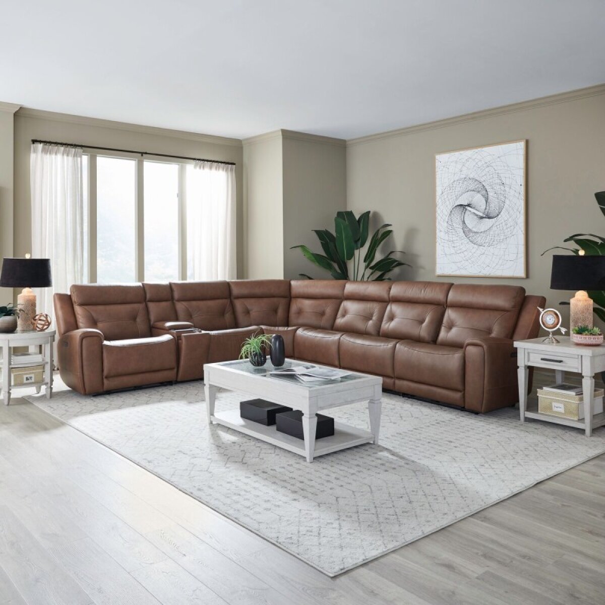 93e3a0686966a9c393af2e1f655915e2 Beckham 7 Piece Sectional - Image 1