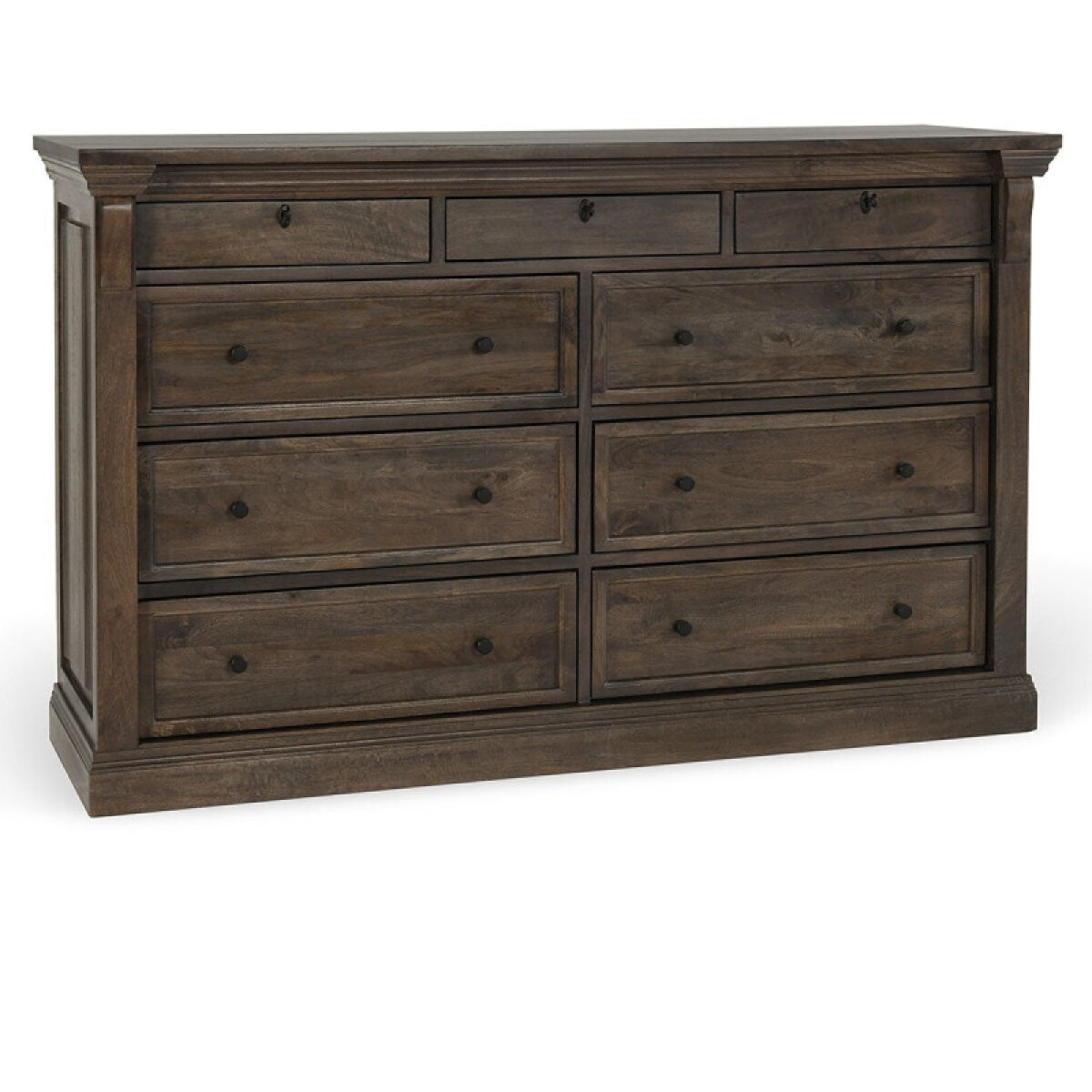 94296f673b566b44cbe58a9a97bdc675 Adelaide Solid Wood 9dwr Dresser - Cocoa Brown - Image 1