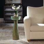 Mano Drink Table, Blue-green - Image 3