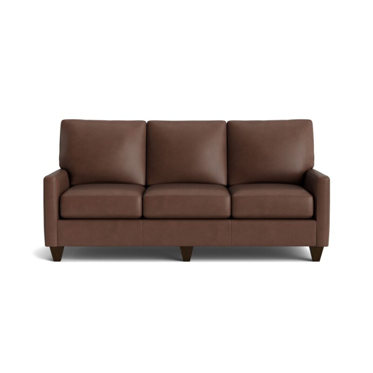 94f769ae67d795d8e47107a50cacf8a2 True Custom™ True Custom® Leather Track Arm Sofa - Image 1