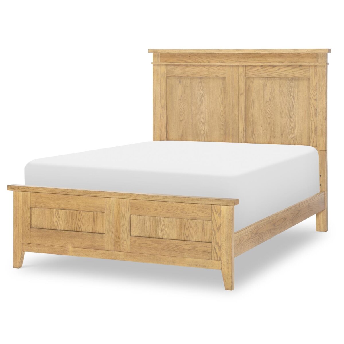 958745b82a089ea818c88fc1e05350f0 Complete Panel Bed Full 4/6 Natural Hickory - Image 1