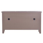 Scallop Sideboard Four Drawer And Two Door Silver And Natural Wood Finish - Image 9