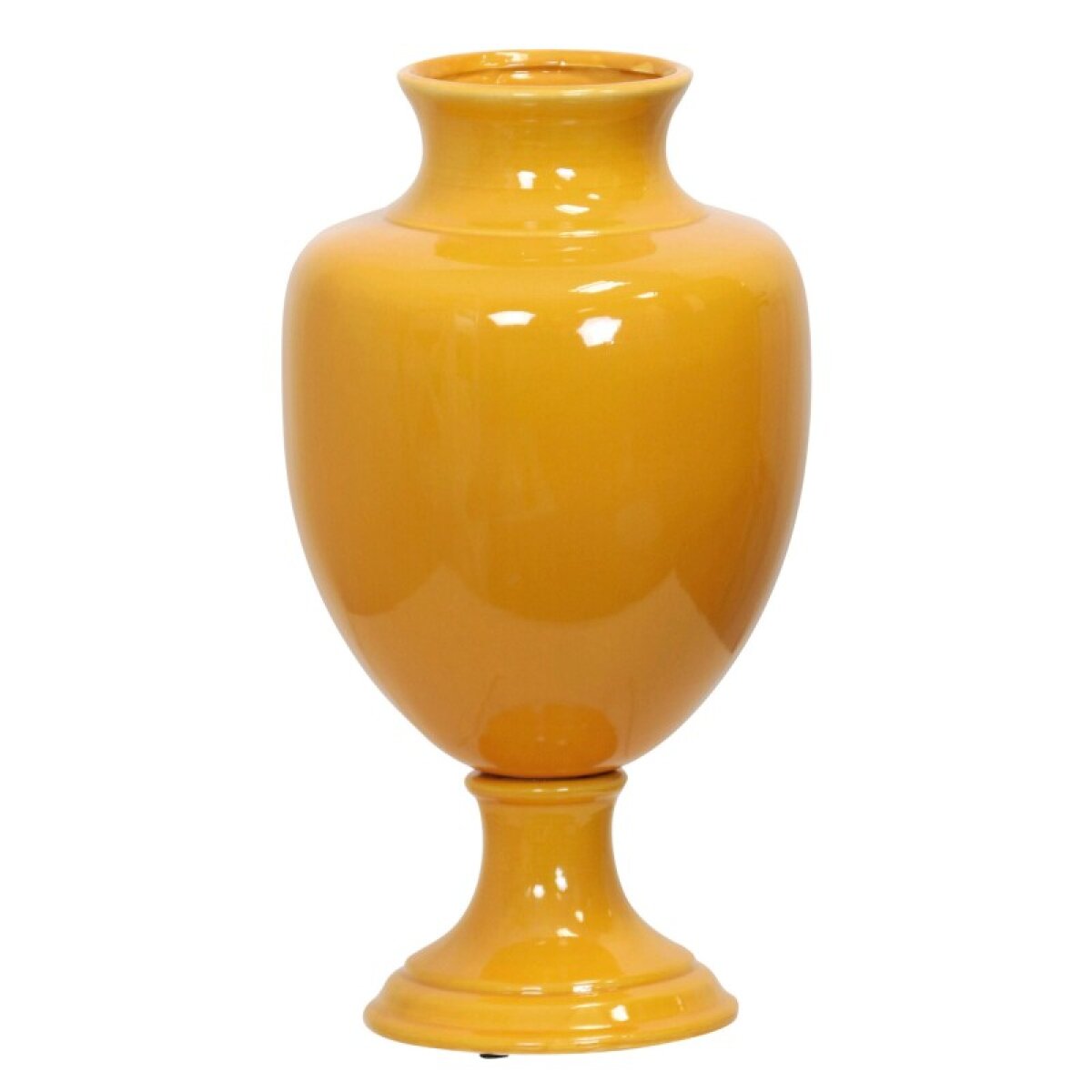 95e1f8ed50fb2bdc818a2193ee545ced High Gloss Yellow Dann Foley Lifestyle Ceramic Vase - Image 1