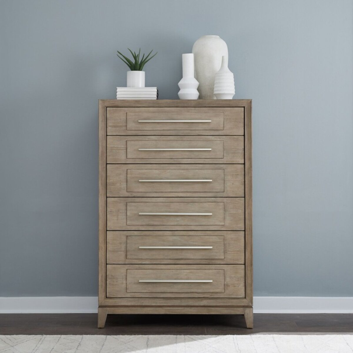 96cb16924f5b1c8f372171a114524017 Brentwood 6 Drawer Chest - Image 1