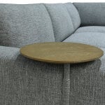 Donovan Upholstered Sectional - Gray - Image 8