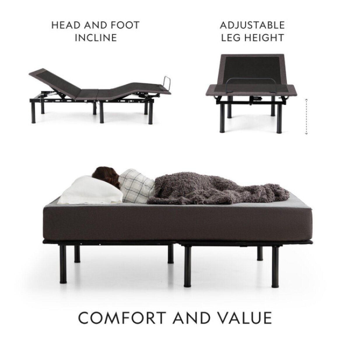 97458cf96d9c39bc15ed308d3245321b E255 Adjustable Bed - Image 1