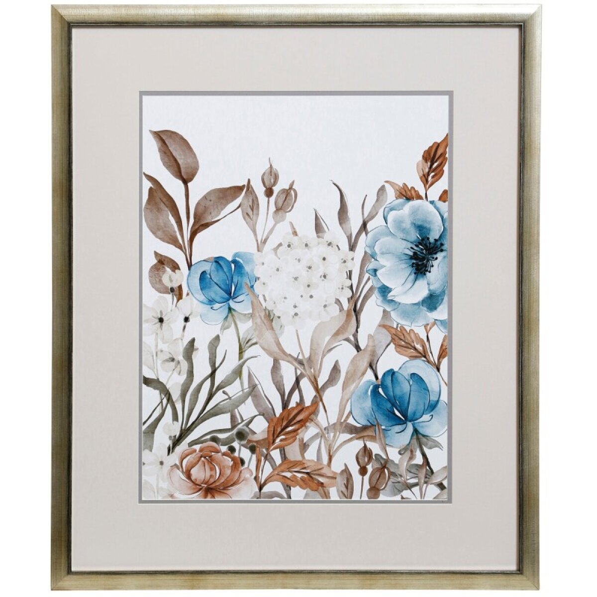 97a9fbaa4e27591d880e550d4946c61c Fall Blooms Ii Framed Print Under Glass - Image 1