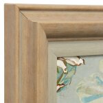 Flora I 2 Step Faux Wood Frame Textured Print Hanging Hardware Included - Image 3