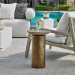 Oslo Indoor-outdoor Accent Table, Brass, 2 Cartons - Image 5