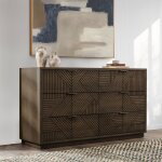 Santa Clara Solid Wood 6dwr Dresser - Image 14