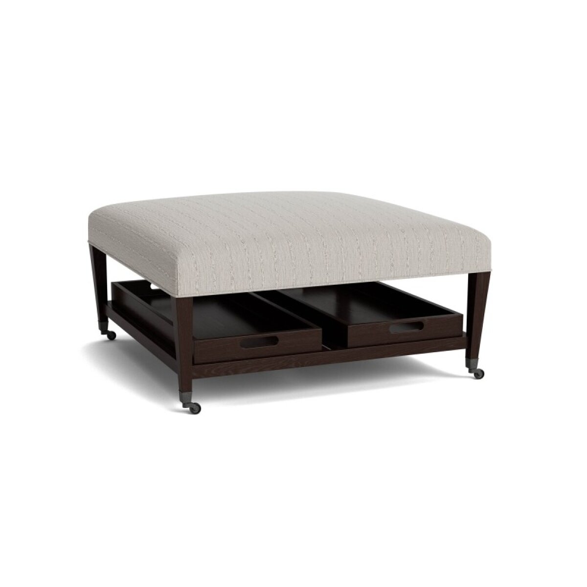 986de82a64ae6107377abb45a4660111 Kara Ottoman with Trays and Casters - Image 1