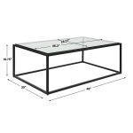 Bravura Coffee Table, Black - Image 8